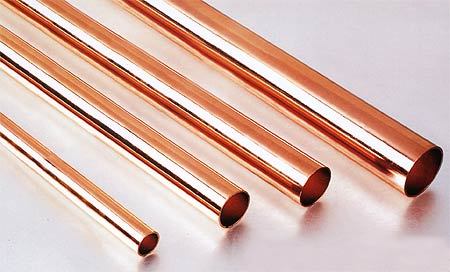 Hard straight copper tube