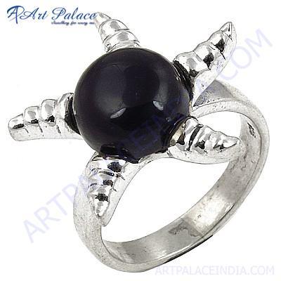Latest Sterling Silver Gemstone Ring With 