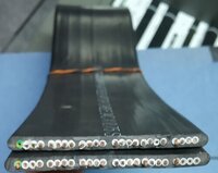 Flat Festoon Cable - Color: Black