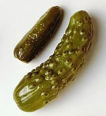 pickled gherkins