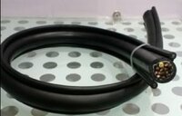 Pendant Crane Cable - Epr, 150m Height, Black | Flexible For Cranes, Dual Steel Rope Support, Low Maintenance, Easy Installation