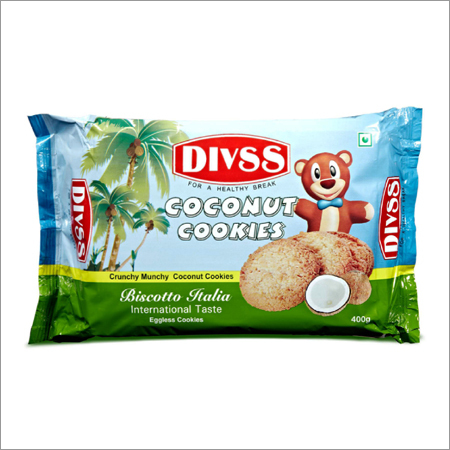 Eggless Coconut Cookies