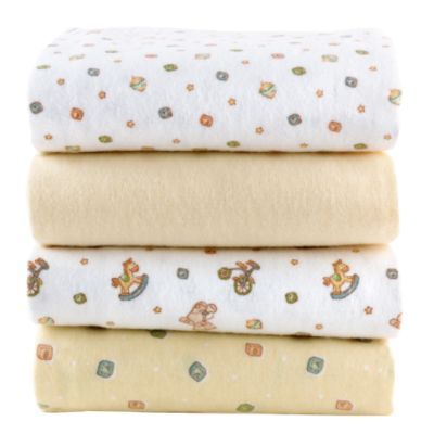 Flannel Baby Receiving Blankets
