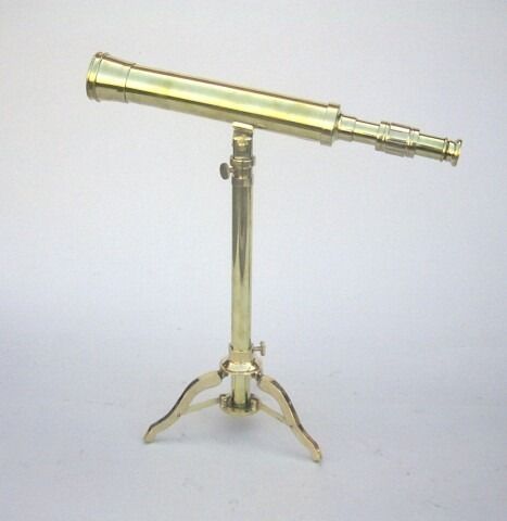 Brass Telescope With Brass Stand 18"