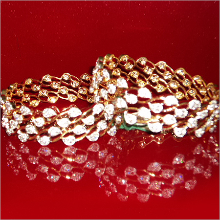 Fancy American Diamond Bangles