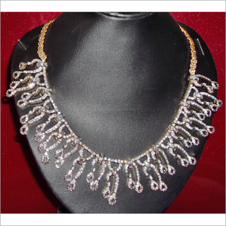 Latest American Diamond Necklace Sets
