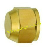 Brass Cap Nut (brass fitting brass nut brass cap HVAC/R fitting)