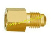 Brass Internal Flare to External Flare Union (brass union, brass fitting, HVAC/R parts)