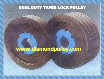 Cast Iron Dual Duty Pulley with Taper Lock Bush