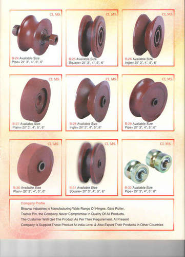 'V' Bearing Gate Roller
