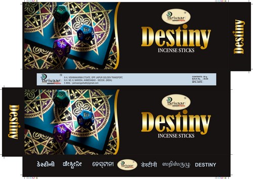 DESTINY 50g INCENSE STICKS