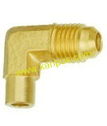 90 degree Brass Half Union (brass half elbow union brass elbow brass fitting HVAC/R fitting)