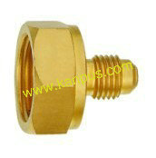 Refrigerant Drum Brass Adapter (brass fitting, drum adapter, refrigerant parts, HVAC/R parts