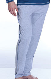 MENS LOWERS - Cotton Blend, Multiple Sizes, Gray | Soft Fabric, Comfortable Fit, Durable Material, Stylish Design, Easy Care, Straight Leg, Elasticated Waist, Lightweight