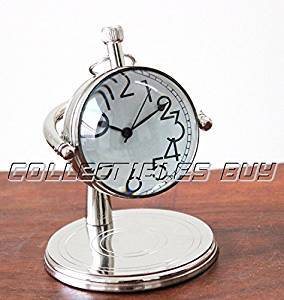 Sundial Brass Compass on Wooden Base