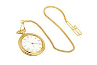 Brass Pocket Watch With Chain