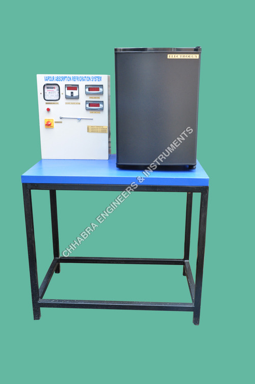 Vapour Absorption Refrigeration System - Stainless Steel, 3-4 Foot Height, Blue and Black, 50 Watt Power, 220-240 Volt, Industrial Use, Silent Operation