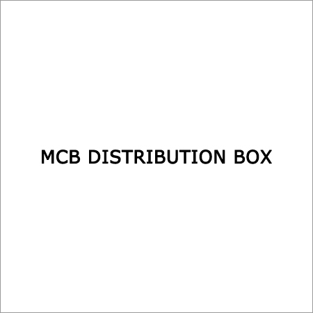 Mcb Distribution Box