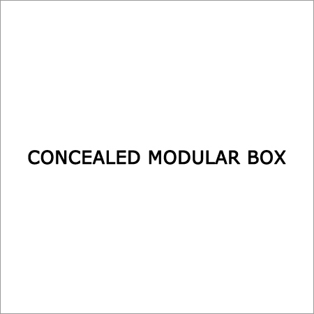Concealed Modular Box