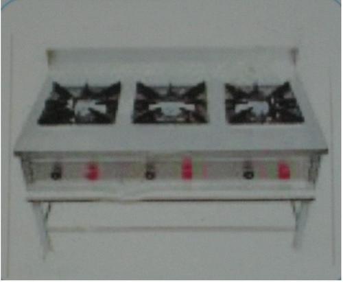 Three Burner Commercial Cooking Range