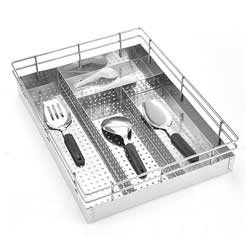 Perforated Cutlery Kitchen Basket