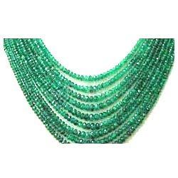 Emerald Green Beaded