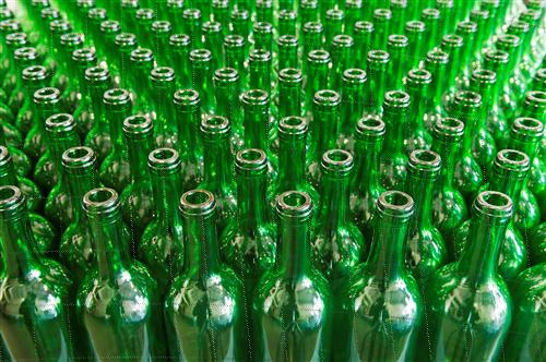 Green Color Bottles