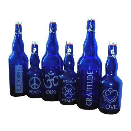 Blue Color Bottles By G. M. OVERSEAS