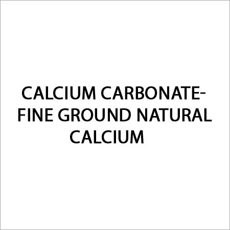 Fine Ground Natural Calcium