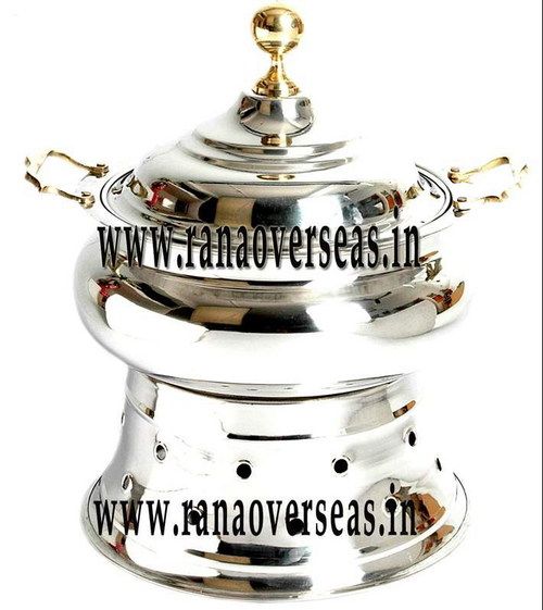 STAINLESS STEEL ROUND CHAFING DISH