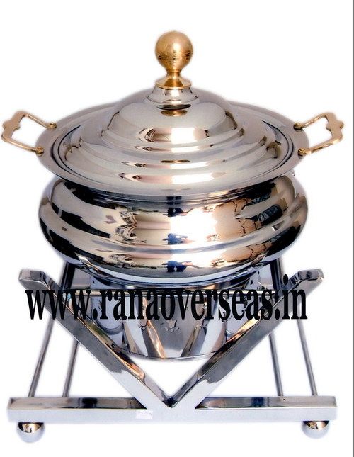 STAINLESS STEEL V SHAPE CHAFING DISH