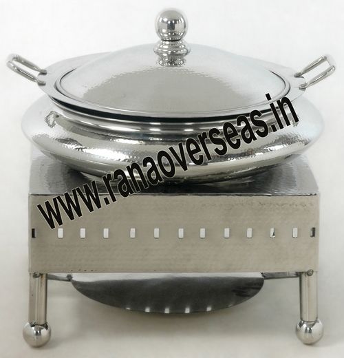 STAINLESS STEEL SQUARE BASE CHAFING DISH