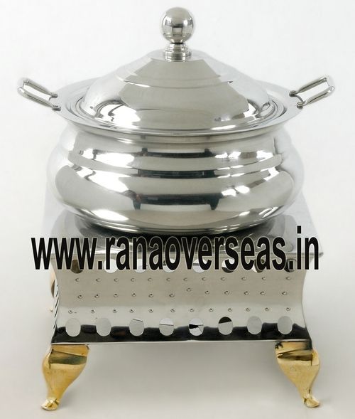 STEEL SQUARE BASE CHAFING DISH