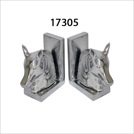Aluminium Horse Bookends