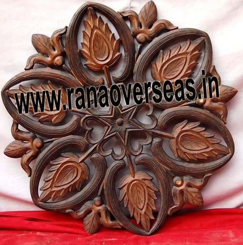 Flower Shape Wooden Wall Panel