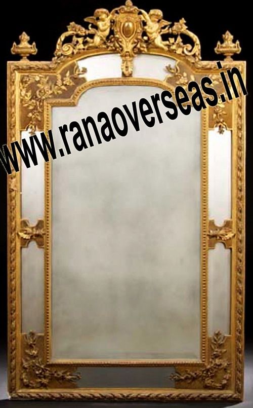Wooden Mirror Frame In Carving