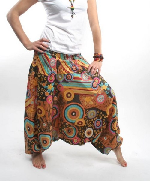 Jalebi Print Cotton Trouser