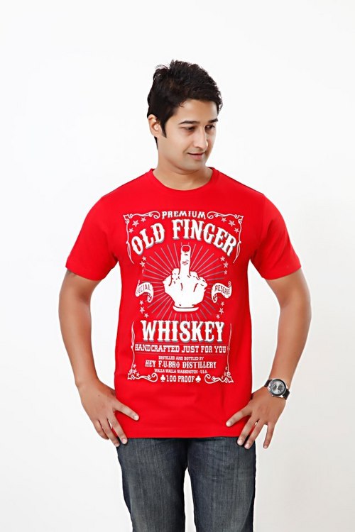 Round Neck And V Neck T Shirt