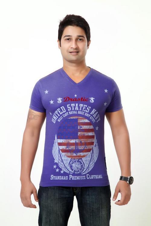 Round Neck And V Neck T Shirt