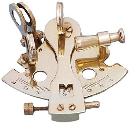 Nautical Sextant In Hardwood Box