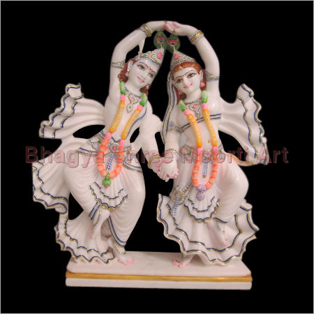 Dancing Radha Krishna Statue
