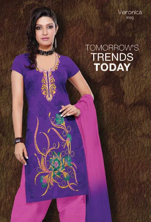 Embroidered Unstitched Suits