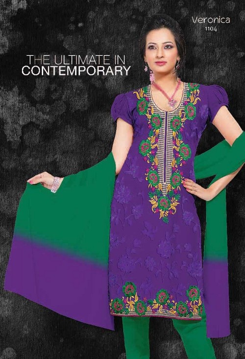 Unstitched Party Wear Suits