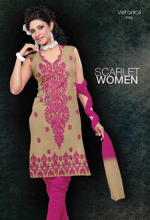 Unstitched Women Salwar Suits