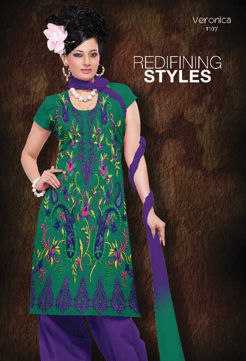 Designer Unstitched Ladies Suits