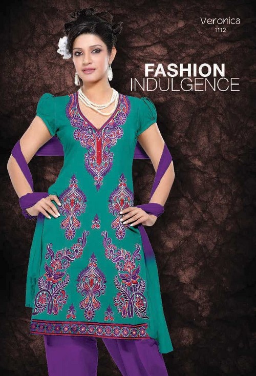 Unstitched Women Salwar Suits