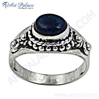 HOT Luxury Fashion Lapis Lazuli Gemstone Silver Ring