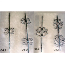 Flower Mild Steel Steps
