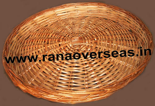 Bamboo Baskets In Round Shape