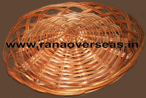 Bamboo Baskets In Round And Cutting Shape